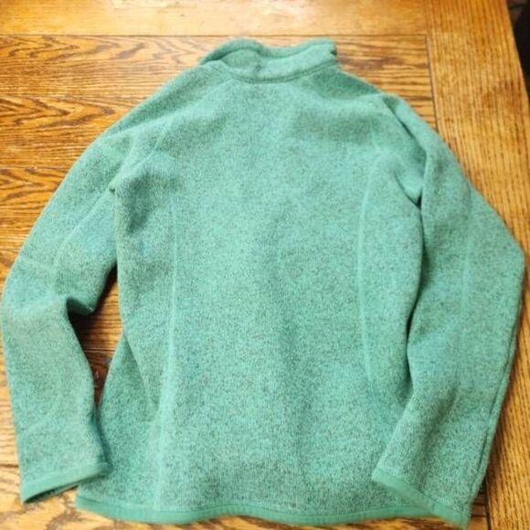 Patagonia Better Sweater 1/4 Zip Jacket Bend Blue Teal Sz S - Picture 5 of 5